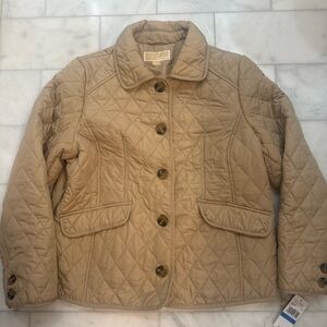 Michael Kors Women’s Quilted Beige Puffer Jacket